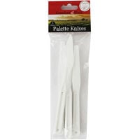5 Plastic Palette Knives
