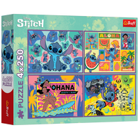 Disney Stitch 4-in-1 Jigsaw Puzzle Set