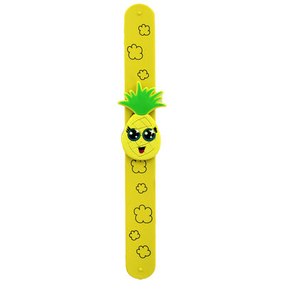 Pineapple Fruitopia Scented Snap Band Bracelet image number 3