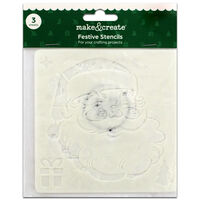 Festive Stencils: Pack of 3