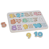 PlayWorks Wooden Number Puzzle
