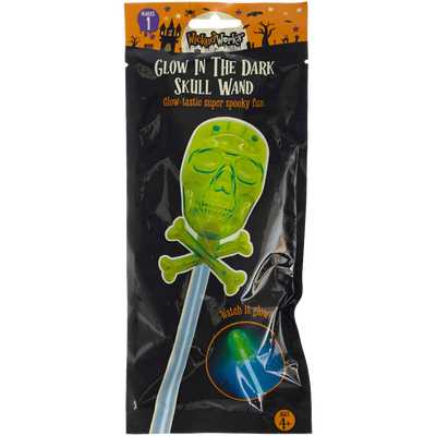 Glow in the Dark Skull Wand image number 1