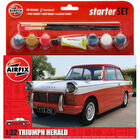 Airfix A55201 Triumph Herald Plastic Scale 1:32 Model Starter Set image number 1