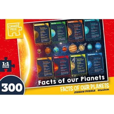 Facts of our Planets 300 Piece Jigsaw Puzzle image number 1