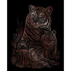 Engraving Art: Tiger And Cubs image number 2