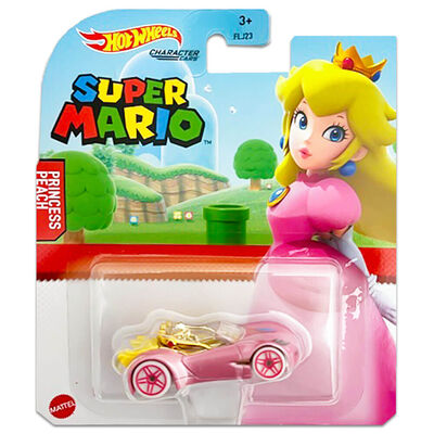 Hot Wheels Super Mario Diecast Character Car: Princess Peach image number 1