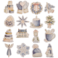 Christmas Mini Paper Toppers: Pack of 16