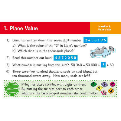 KS2 Maths SATS: Revision Question Cards image number 2