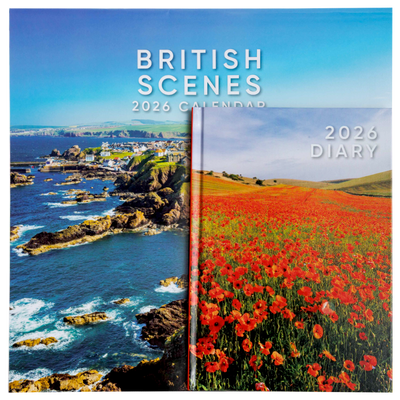 British Scenes 2026 Calendar & Diary Set image number 1