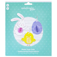Easter Make Your Own Honeycomb Decorations