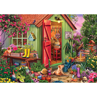 The Potting Shed 1000 Piece Jigsaw Puzzle image number 2