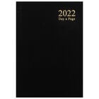 A6 Black 2022 Day a Page Diary image number 1
