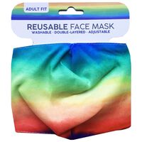 Rainbow Ombre Reusable Face Mask