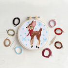 Cross Stitch Hoop Kit: Retro Deer image number 2