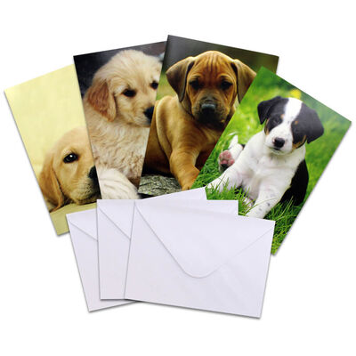 Puppies Card Wallet Set: Pack of 20 image number 2
