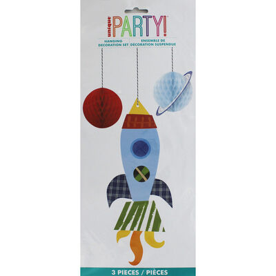 Outer Space Hanging Decoration Set image number 1