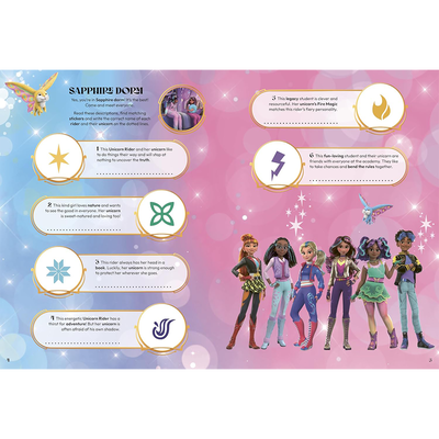 Unicorn Academy: Sticker Activity Book image number 3