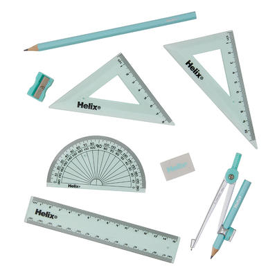 Helix Cool Curves Pastel Maths Set: Assorted image number 5