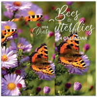 2024 Bees & Butterflies Calendar and Diary Set
