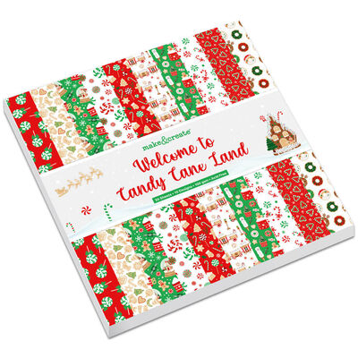 Welcome to Candy Cane Lane Design Pad: 6 x 6 Inches image number 1