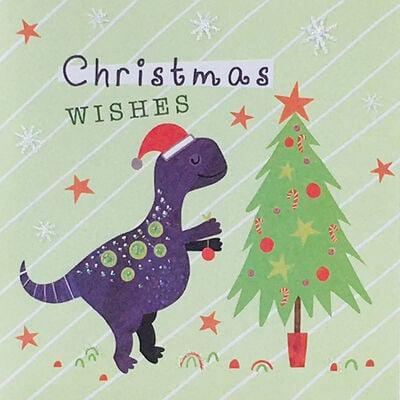 Dinosaur Christmas Cards: Pack Of 20 image number 4