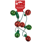 LED Christmas Flashing Bauble Necklace image number 1