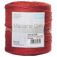 Trimits: Terracotta Cotton Macrame Cord 87m x 4mm