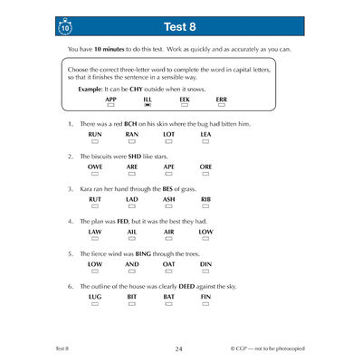 11+ CEM 10-Minute Tests Verbal Reasoning Vocabulary: Ages 10-11 image number 2