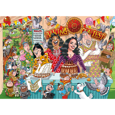 Wasgij Original 23 - The Bake Off! 1000 Piece Jigsaw Puzzle image number 2