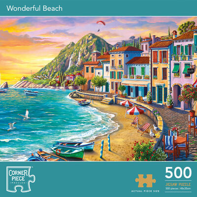Wonderful Beach 500 Piece Jigsaw Puzzle image number 1
