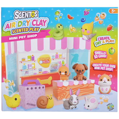 Scentos Scented Mini Pet Shop Air Dry Clay Set image number 1