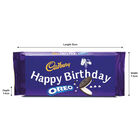 Cadbury Dairy Milk Oreo Chocolate Bar 110g - Happy Birthday image number 2