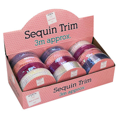 Sequin Trim: Assorted 3m image number 2
