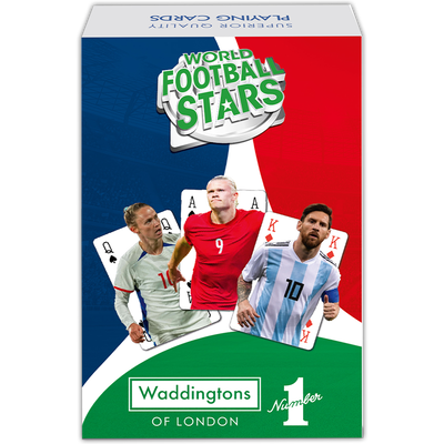World Football Stars Waddingtons Number 1 Playing Cards image number 1