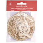 Make Your Own Wooden Wreath Kit: Pack of 3 image number 3