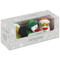 Festive Rubber Ducks: Pack of 3