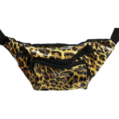 Gold Leopard Print Bum Bag image number 1