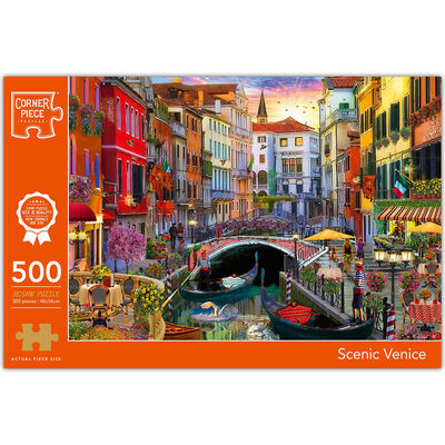 Scenic Venice 500 Piece Jigsaw Puzzle image number 1