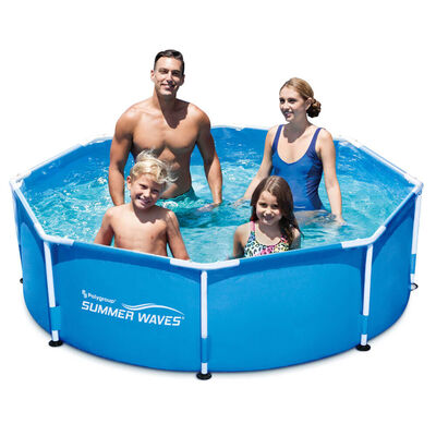 Summer Waves Round Active Frame Swimming Pool: 8ft image number 3