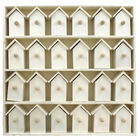 Christmas Wooden Mini House Advent Calendar image number 1