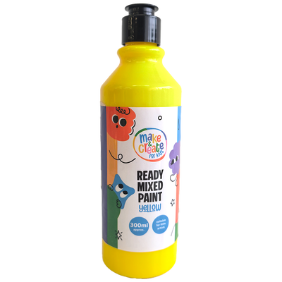 Ready Mixed Yellow Paint: 300ml image number 1