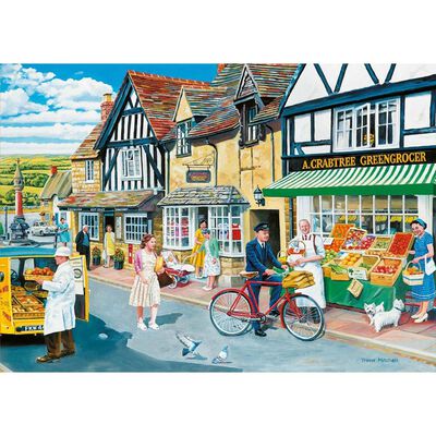 Village Square 1000 Piece Jigsaw Puzzle image number 2