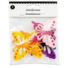 Felt Butterfly Embellishments: Pack of 4 image number 1