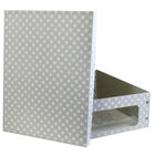 Grey White Star Under Bed Collapsible Storage Box image number 2
