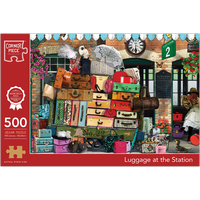 Luggage at the Station 500 Piece Jigsaw Puzzle