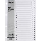 A4 Pukka A-Z Index White Dividers - 20 Pack image number 1