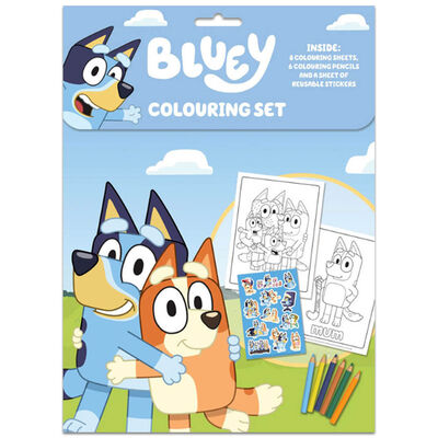 Bluey Colouring Set image number 1