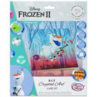 Floating Olaf Crystal Art Card image number 1