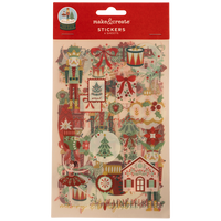 Nutcracker Clear Stickers: Pack of 100