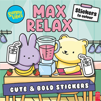 Max Relax Sticker Colouring Book